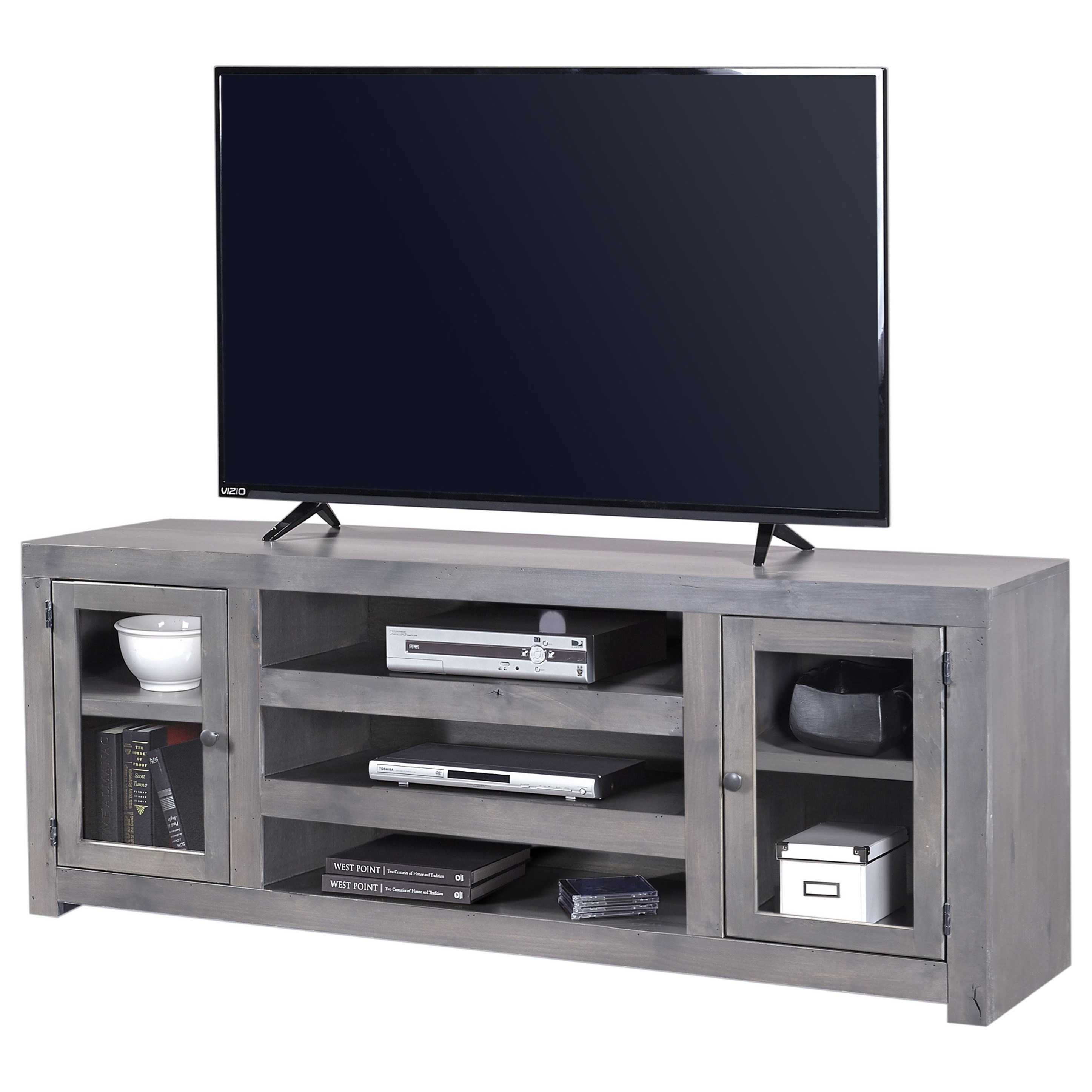 Aspenhome Contemporary Driftwood 72 Inch Console with 2 Doors Belfort